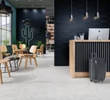 Piso Porcelanato Acetinado Retificado Cinza Interno 120x120cm Connection Silver Biancogres Caixa 2,88m²