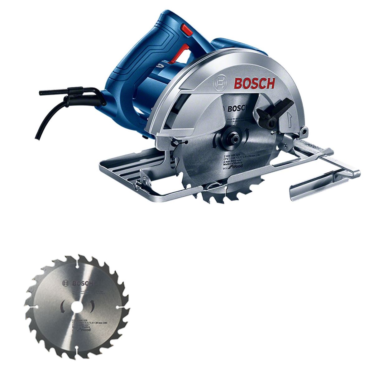 Serra Circular Bosch GKS 150 1500W 220V Disco e guia, marca Bosch - Foto Principal