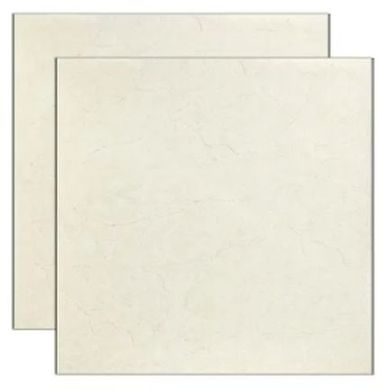 Porcelanato Polido York 87,7x87,7cm Caixa 1,54m Retificado Branco