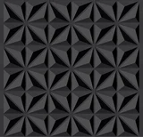 Tecido Adesivo Estrela 3D 50x300 cm Preto