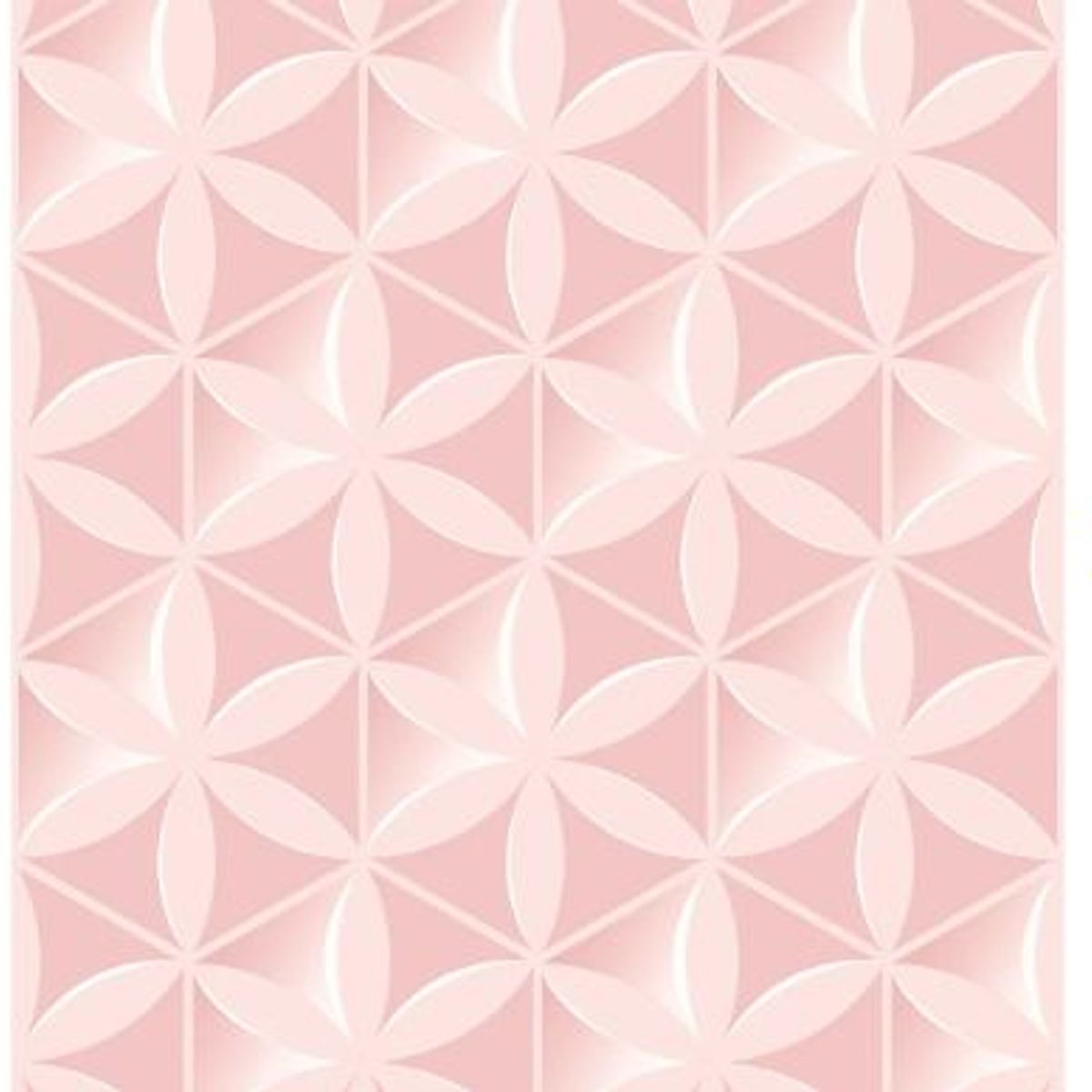 Tecido Adesivo Bobina 50x300cm Flor 3D Rose, marca Flok - Foto Principal