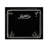 Quadro de Tecido Adesivo Lousa Gourmet Coffee 40x49cm Preto