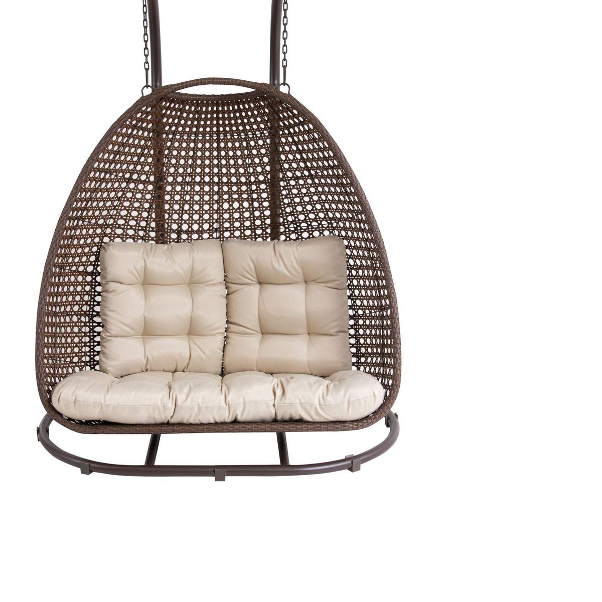 Cadeira Suspensa 2 Lugares Rattan Just Home Collection, marca Just Home Collection - Foto Principal