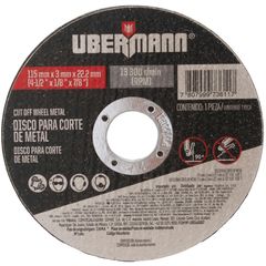 Disco Corte Metal 4.1/2 Polegadas X 1/32 Polegadas