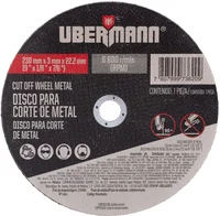 Disco Corte Metal 9Pol X 1/8Pol.