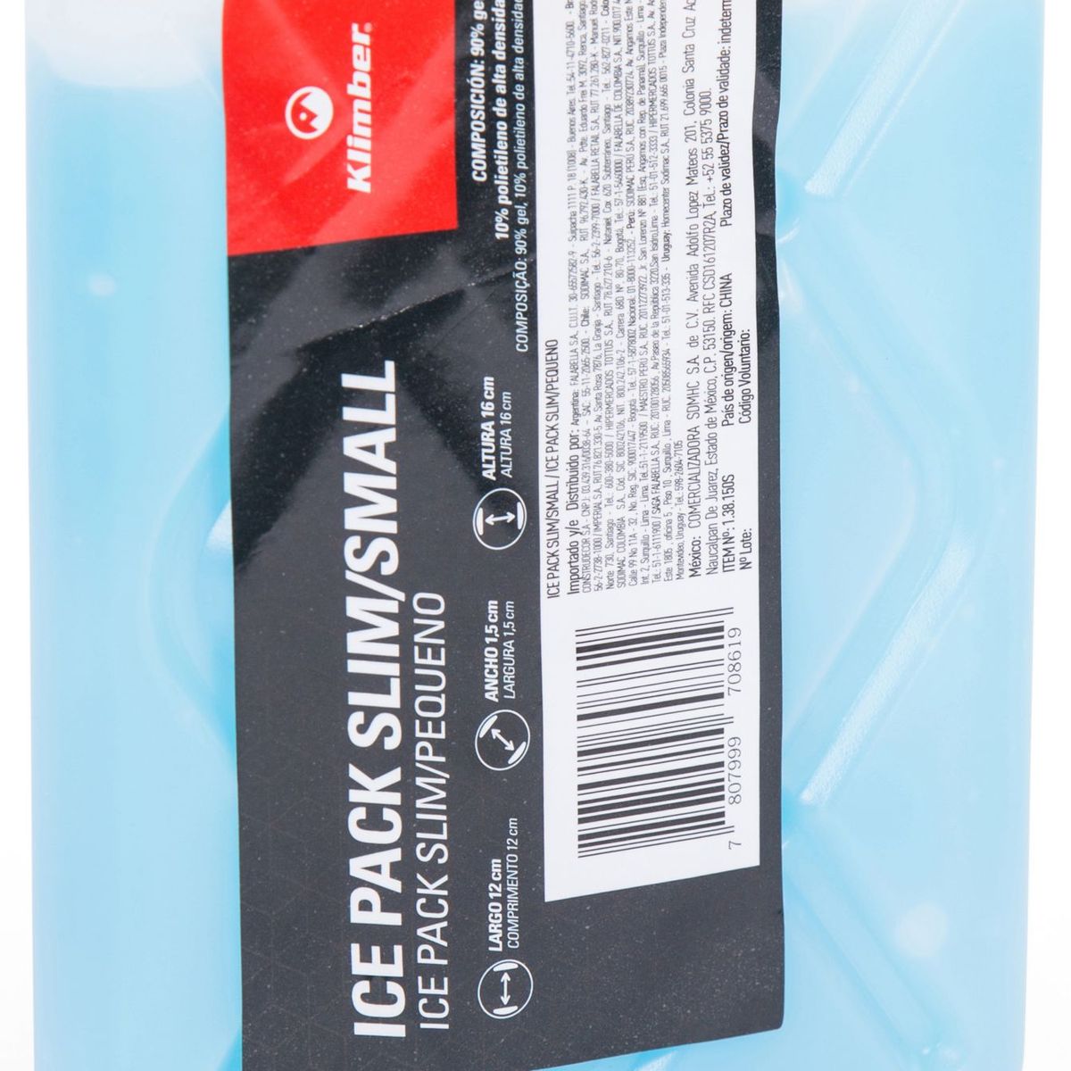 Ice Pack Pequeno Klimber, marca Klimber - Foto Principal