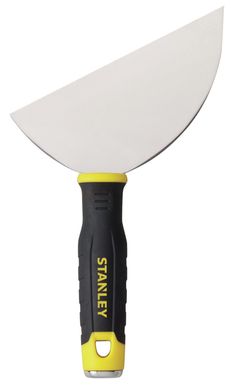 Esptula Inox para Drywall Angulada Amarelo e Preto Stanley