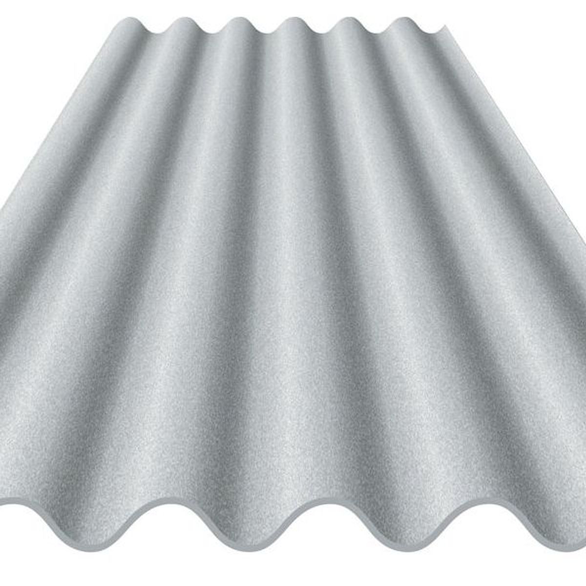 Telha de Fibrocimento Ondulada 244cmx110cmx5mm Cinza, marca Confibra - Foto Principal