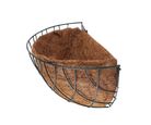 Meio Vaso de Coco 35cm Marrom Top Garden