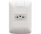 Conjunto Tomada 4X2 20A Aria Branco