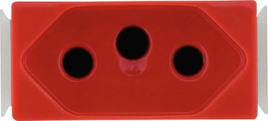 mdulo Tomada 20A Aria Vermelho Bivolt