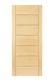 Folha de Porta Madeira Macica Pinus Sem No Natural 210x82x3,5cm Alamo 7VG
