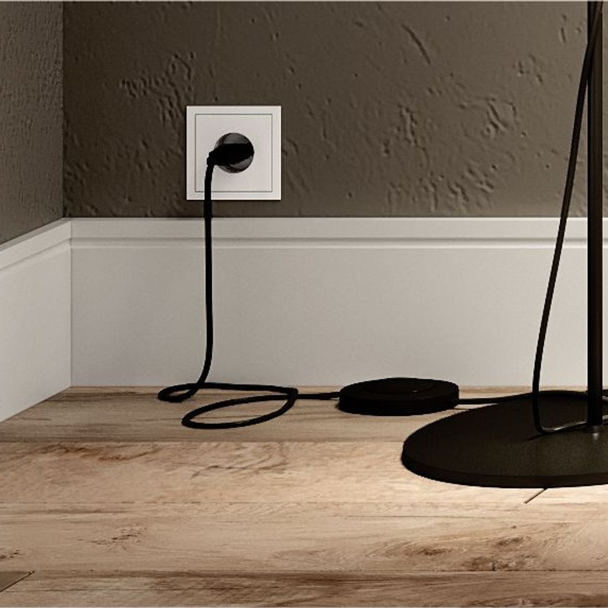 Rodapé Frisado Reto 20x1,5cm Barra 270cm MDF Idrofulgo Branco Clássico, marca Vert - Foto Principal