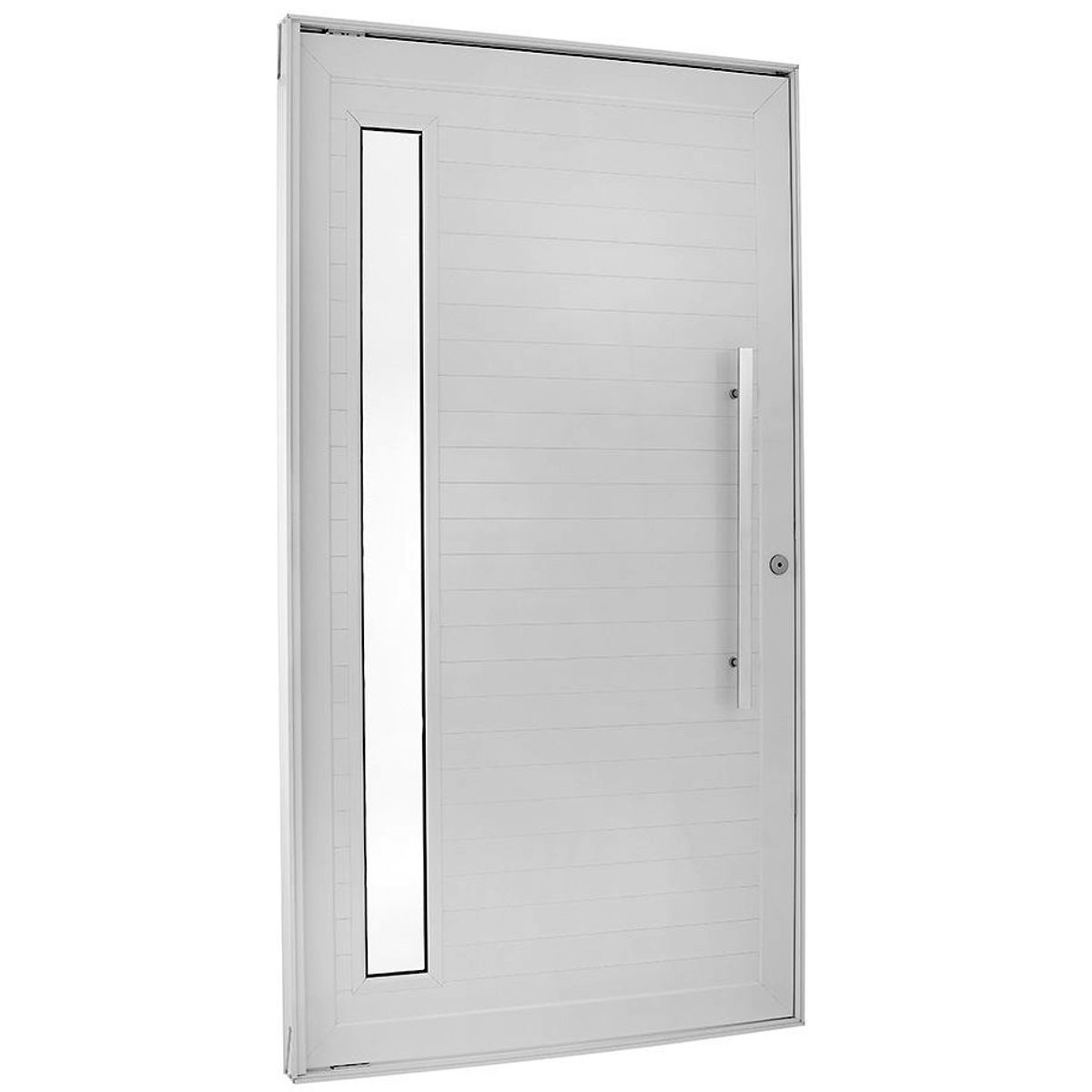 Porta Lambri e Visor Alumínio Branco Direita 210x100x8,6cm Topsul, marca Esquadrisul - Foto Principal