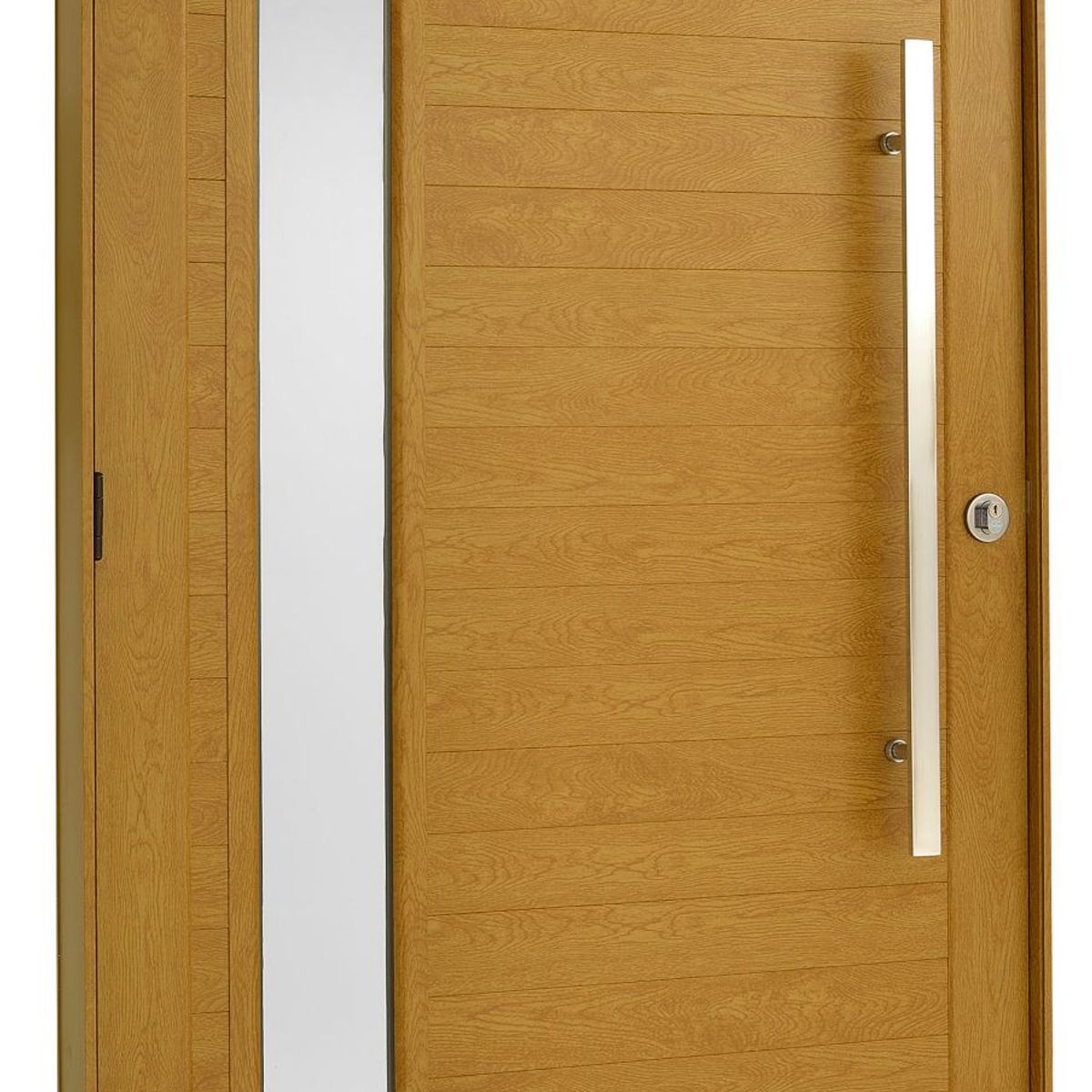 Porta Lambri e Visor Alumínio Carvalho Esquerda 210x100x8,6cm Topsul, marca Esquadrisul - Foto Principal