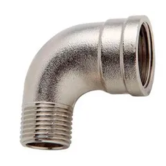 Joelho Latão Para Gás 1/2" Bsp Tm 3/8"