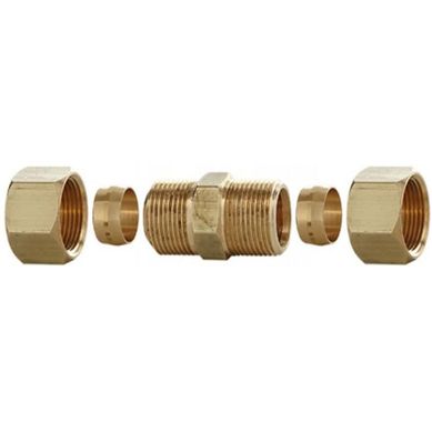 Nipple Para Gs 3/8 Tc X 3/8 Tc Com Anilha