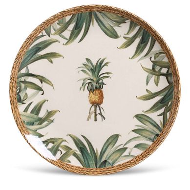 Prato Raso Coup Pineapple Natural 27,5cm Porto Brasil