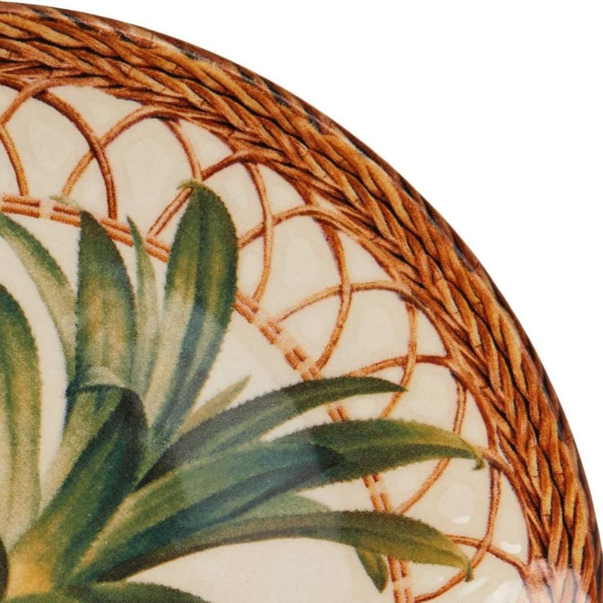 Prato Sobremesa Coup Pineapple Natural 20,5cm Porto Brasil, marca Porto Brasil - Foto 2
