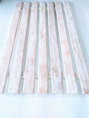 Painel de Madeira de Demolio para Floreira Branco