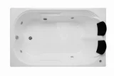 Banheira Ascoli Dupla Fibra 300L 180x110cm Branco