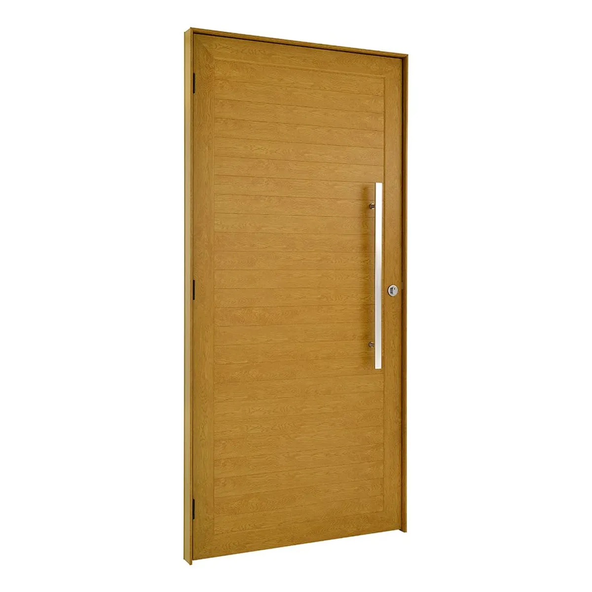 Porta Lambri Puxador Alumínio Carvalho Direita 210x100x8,6cm Topsul, marca Esquadrisul - Foto Principal