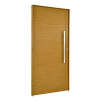 Porta Lambri Puxador Alumínio Carvalho Direita 210x80x8,6cm Topsul
