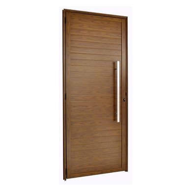Porta Lambri Puxador Alumnio Cerejeira Esquerda 210x80x8,6cm Topsul