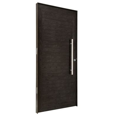 Porta Lambri Puxador Alumnio Preto Direita 210x90x8,6cm Topsul