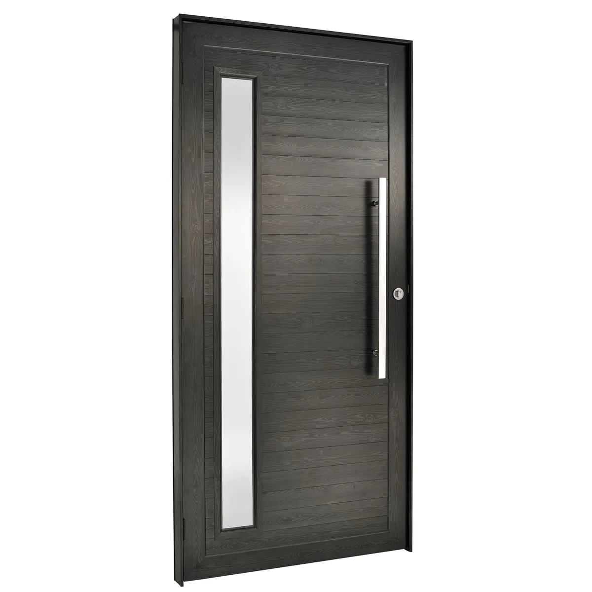Porta Lambri e Visor Alumínio Preto Direita 210x100x8,6cm Topsul, marca Esquadrisul - Foto Principal