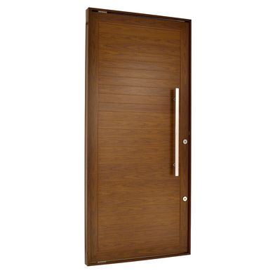 Porta Pivotante Alumnio Cerejeira Direita 220x120x8,6cm Topsul