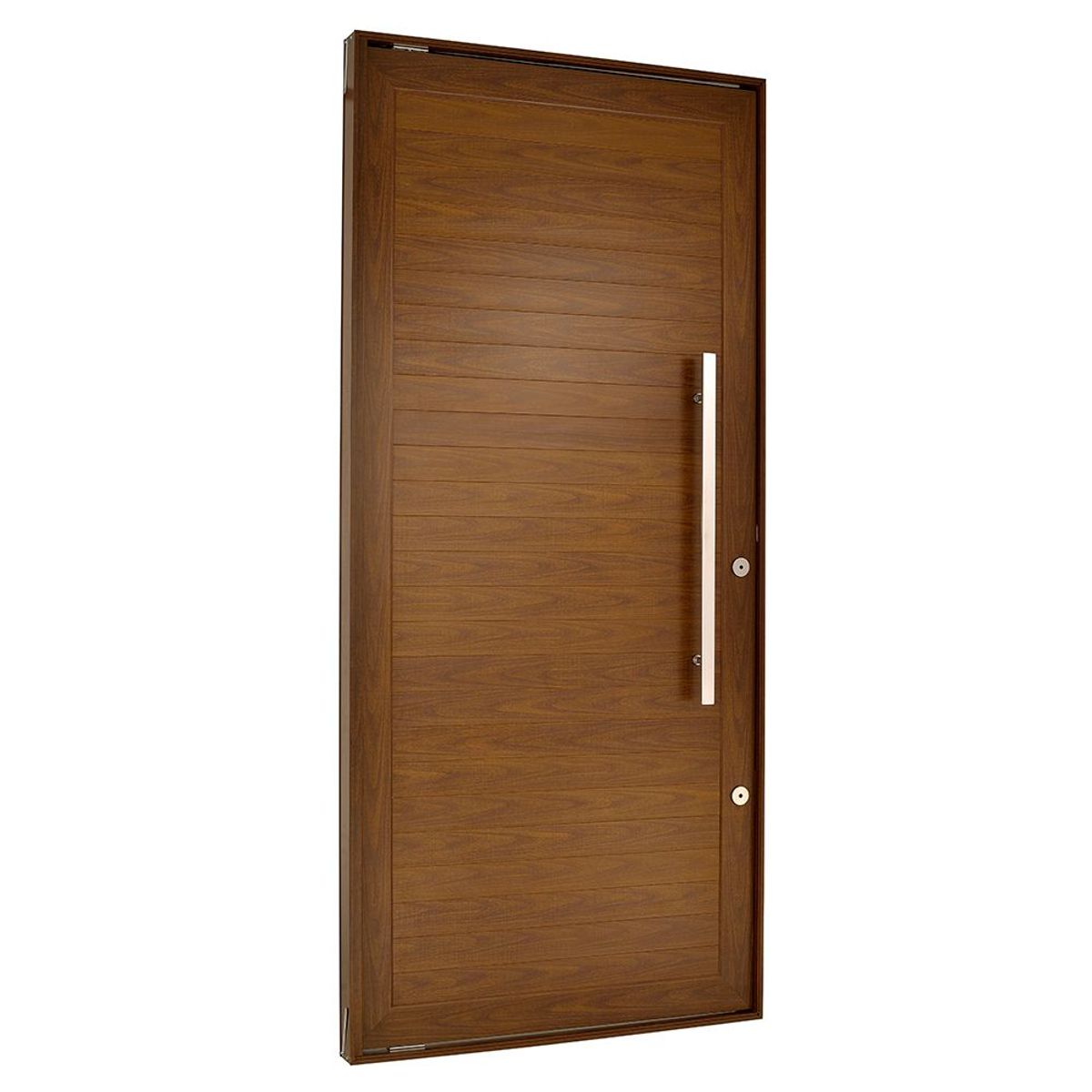 Porta Pivotante Alumínio Cerejeira Esquerda 220x100x8,6cm Topsul, marca Esquadrisul - Foto Principal