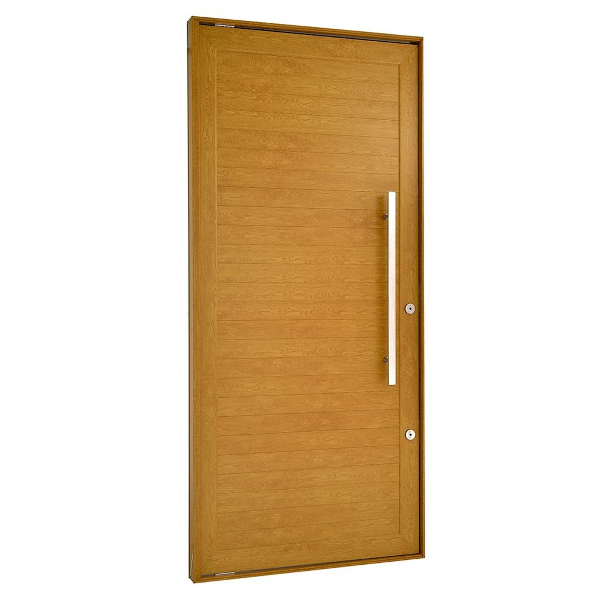 Porta Pivotante Alumínio Carvalho Esquerda 220x100x8,6cm Topsul, marca Esquadrisul - Foto Principal