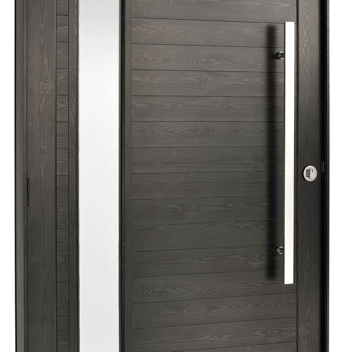 Porta Lambri e Visor Alumínio Preto Esquerda 210x90x8,6cm Topsul, marca Esquadrisul - Foto Principal