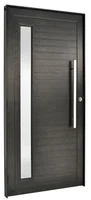 Porta Lambri e Visor Alumínio Preto Esquerda 210x90x8,6cm Topsul