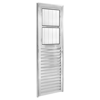 Porta Postigo Alumnio Brilhante Direita 210x90x6cm Fortsul