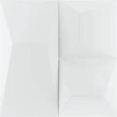 Revestimento Natural Space Block White 20x20cm Retificado Branco