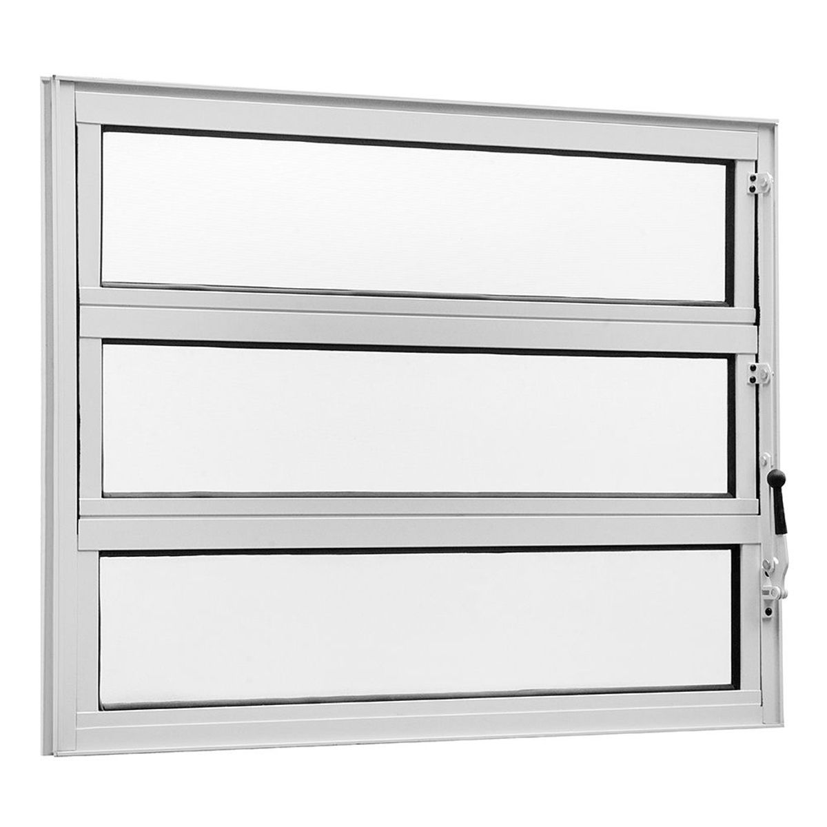 Janela Basculante 2 Basc Alumínio Branco 80x80x3,5cm Topsul, marca Esquadrisul - Foto Principal
