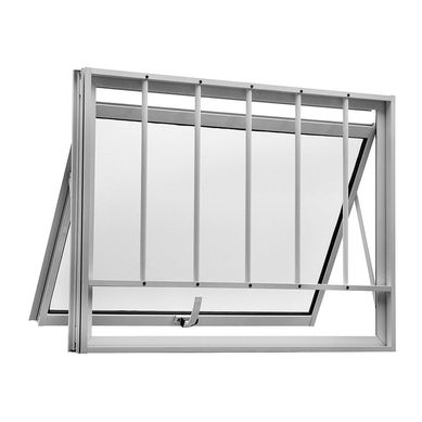 Janela Maxim-Ar Alum�nio Branco 80x60x8cm Topsul