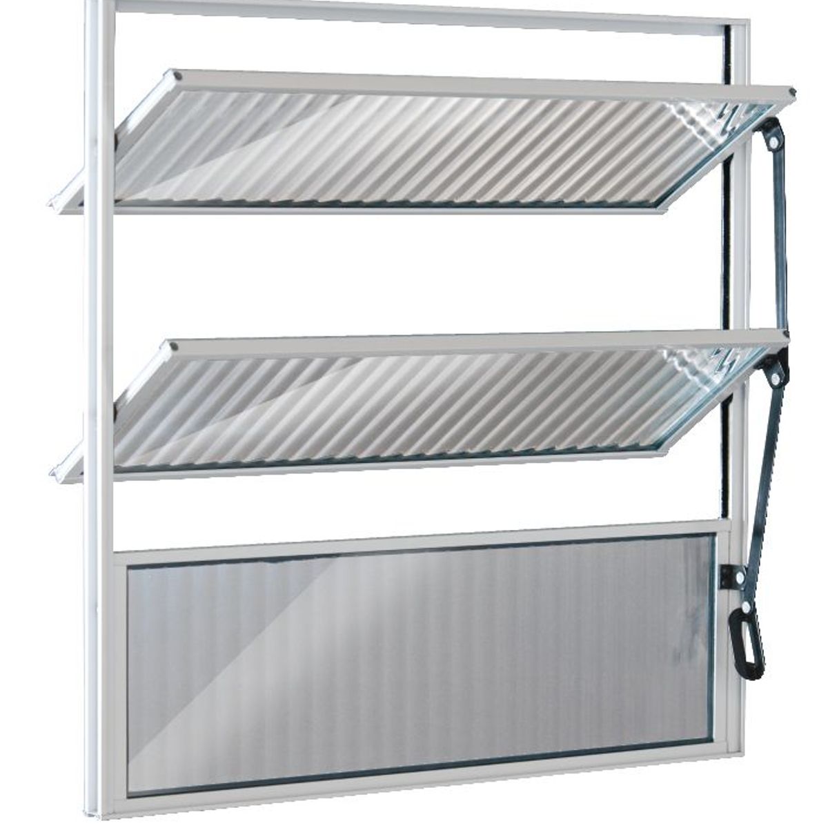 Janela Basculante 2 Basc Alumínio Branco 60x100x2,5cm Ecosul, marca Esquadrisul - Foto Principal