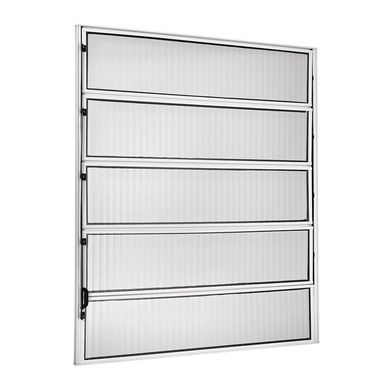 Janela Basculante 4 Basc Alumnio Branco 100x80x2,5cm Ecosul