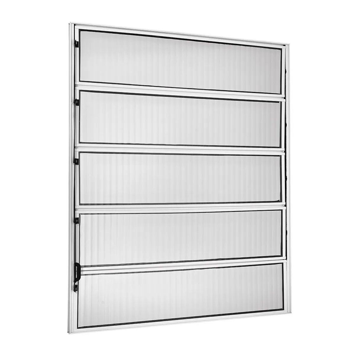Janela Basculante 4 Basc Alumínio Branco 100x80x2,5cm Ecosul, marca Esquadrisul - Foto Principal