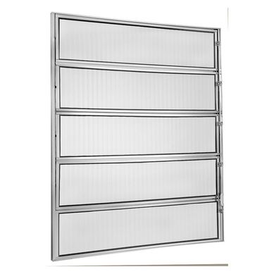 Janela Basculante 4 Basc Alumnio Brilhante 100x80x2,5cm Ecosul