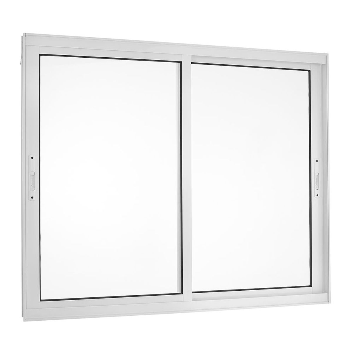 Janela de Correr Alumínio Branco 2 Folhas Móveis 120x150x8,6cm Topsul, marca Esquadrisul - Foto Principal