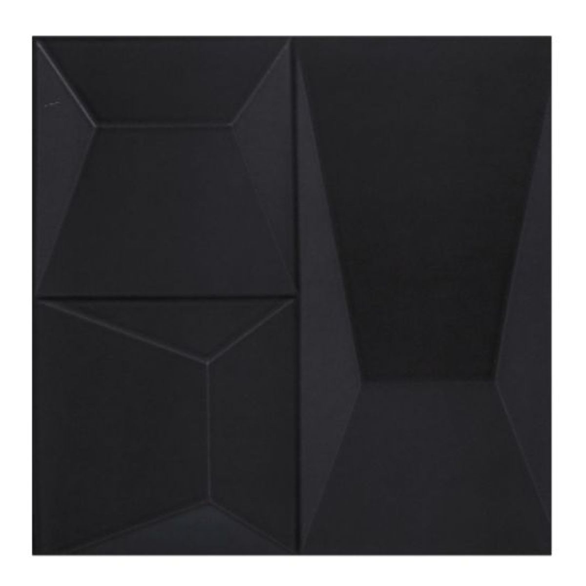 Revestimento Space Block Black Natural 20x20cm Retificado 0,16m² Preto Portinari, marca Portinari - Foto 2