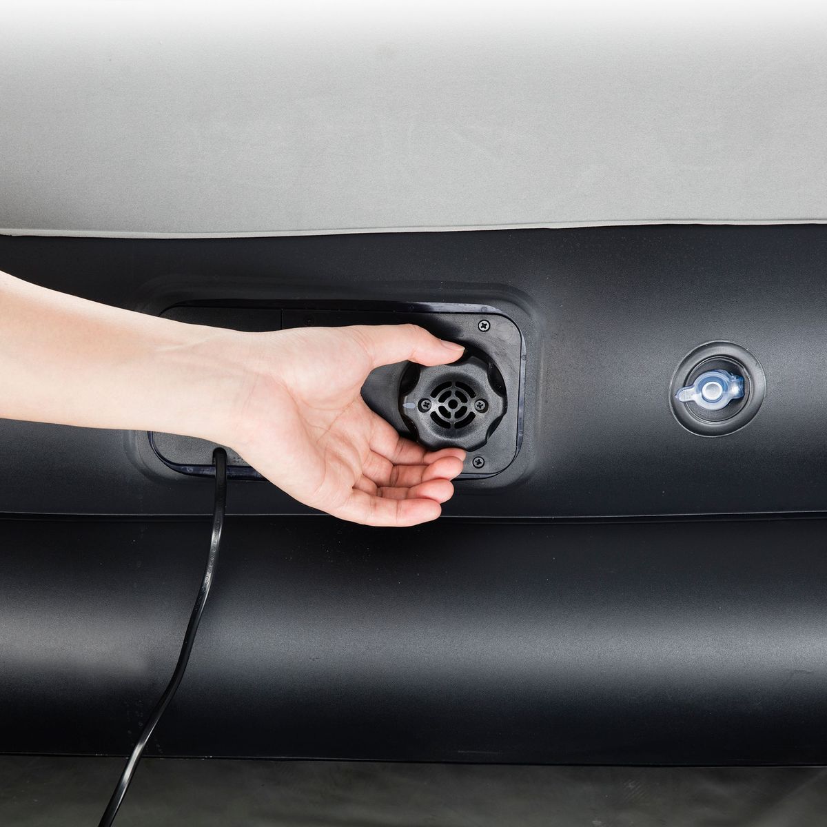 Colchão Inflável Solteiro Elétrico 110V Klimber, marca Klimber - Foto 2