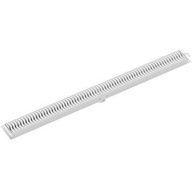 Ralo Linear Leve Grelha Sada Por Baixo No Meio Pvc 7X70Cm