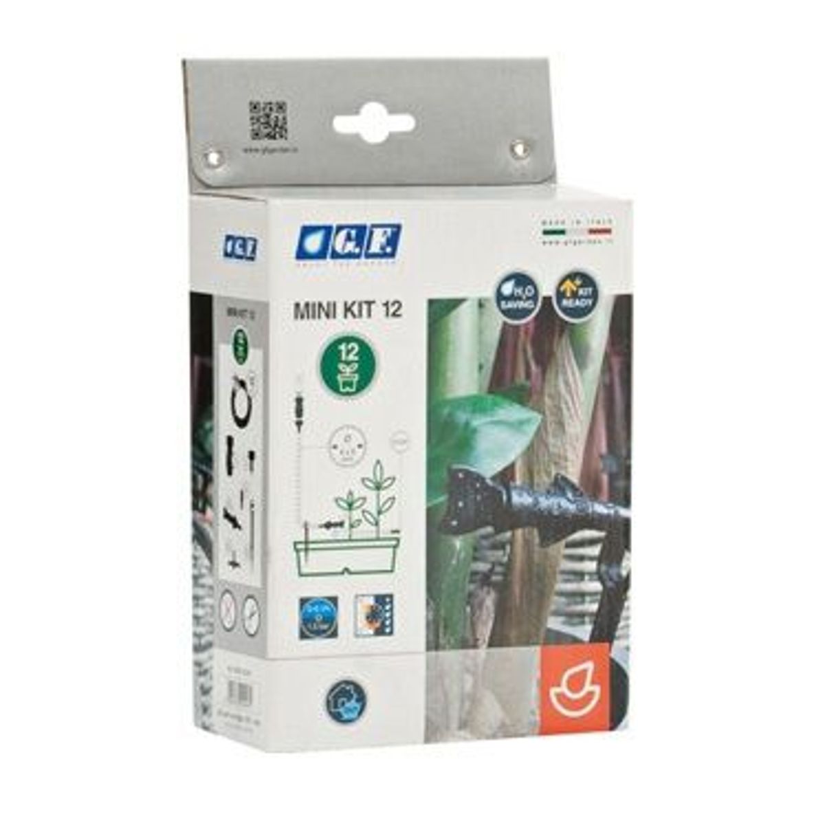 Kit Gotejamento para até 12 Vasos com 12m de Mangueira 6mm Preto, marca Gf - Foto Principal