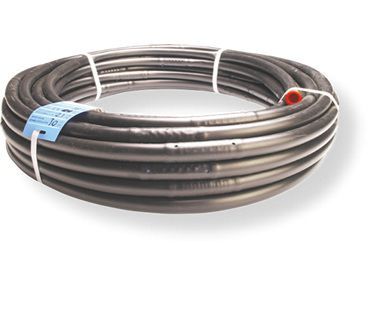 Tubo Gotejador 16mm Espaamento 30cm Vazo 2,1 L/H Bobina 25M Preto
