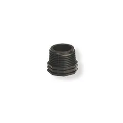 Conector Bucha de Redução 1" Macho x 3/4" Fêmea Preto